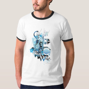 Blaue Laternen-Grafik 1 T-Shirt