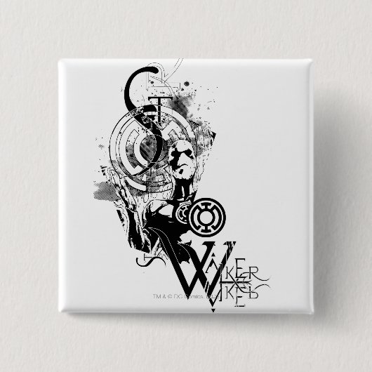 Blaue Laternen-Grafik 2 Button (Vorderseite)