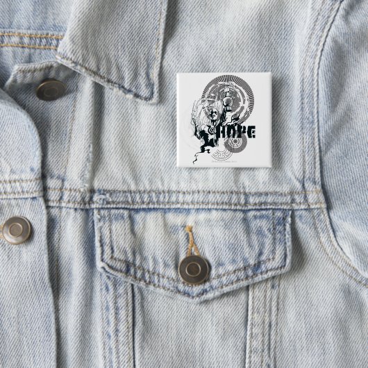 Blaue Laternen-Grafik 4 Button (Beispiel)