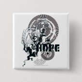 Blaue Laternen-Grafik 4 Button (Vorderseite)