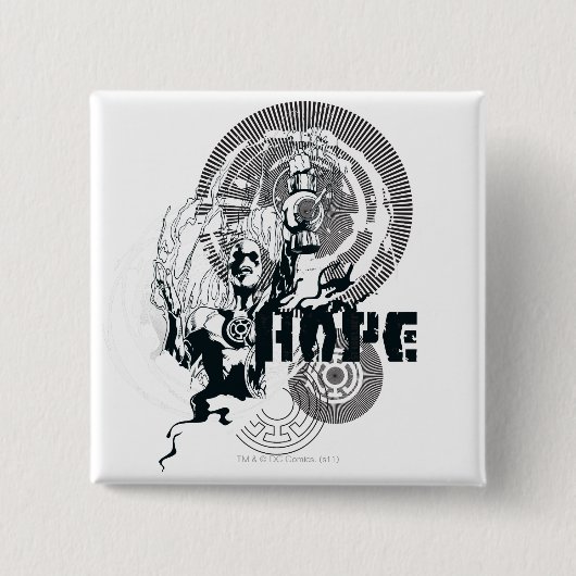 Blaue Laternen-Grafik 4 Button (Vorderseite)