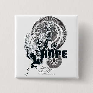 Blaue Laternen-Grafik 4 Button