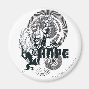 Blaue Laternen-Grafik 4 Magnet