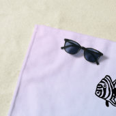 Blaue Lavendel Strandtuch (Beispiel)