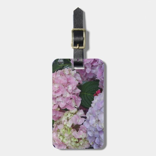 Blaue LavendelHydrangeas Gepäckanhänger (Vorderseite vertikal)