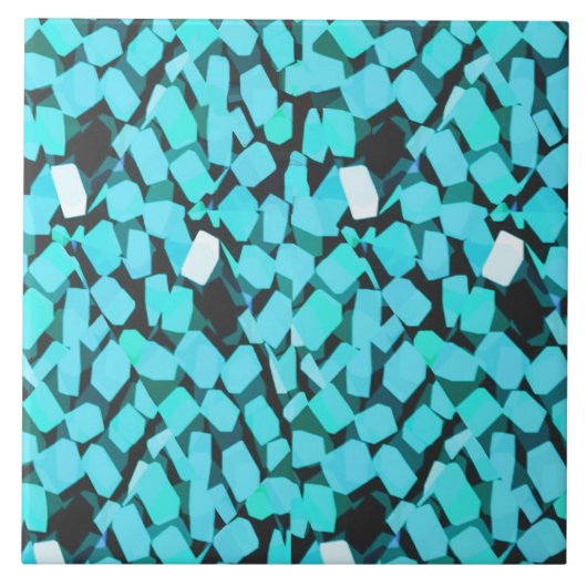 Blaue Lawine Fliese (Vorderseite)