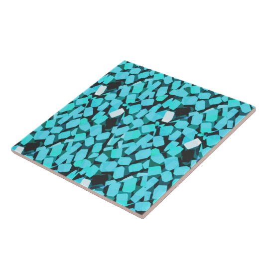 Blaue Lawine Fliese (Seite)