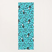 Blaue Lawinenmatte Yogamatte (Rückseite)