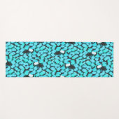 Blaue Lawinenmatte Yogamatte (Vorderseite (Horizontal))