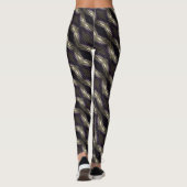 Blaue Lebenskraft Leggings (Rückseite)