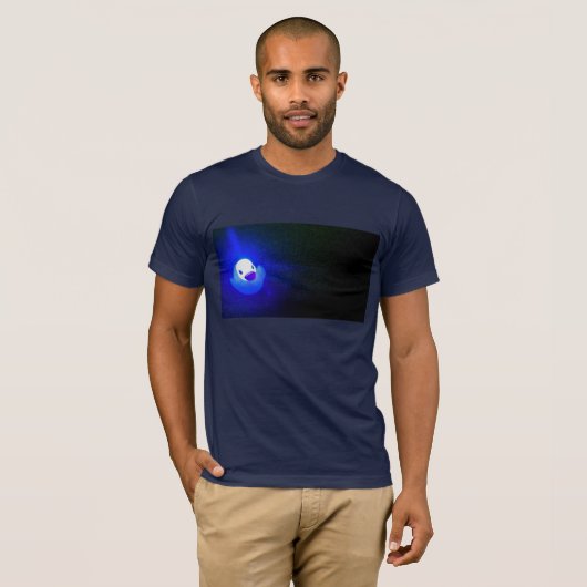 Blaue LED Duckie T-Shirt (Vorne ganz)