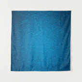 Blaue Lederstruktur Wandteppich (Vorderseite (Horizontal))