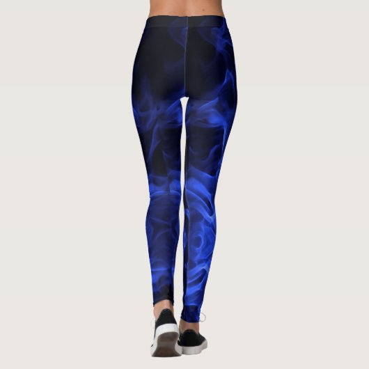 blaue Leggings (Rückseite)