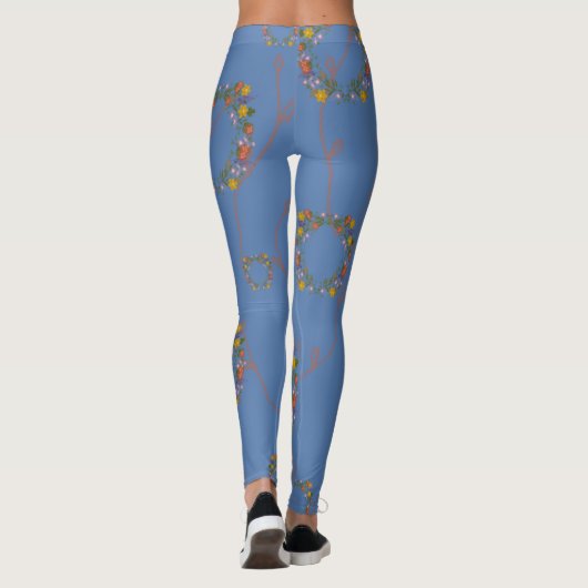 BLAUE LEGGINGS (Rückseite)