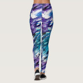 Blaue Leggings (Rückseite)