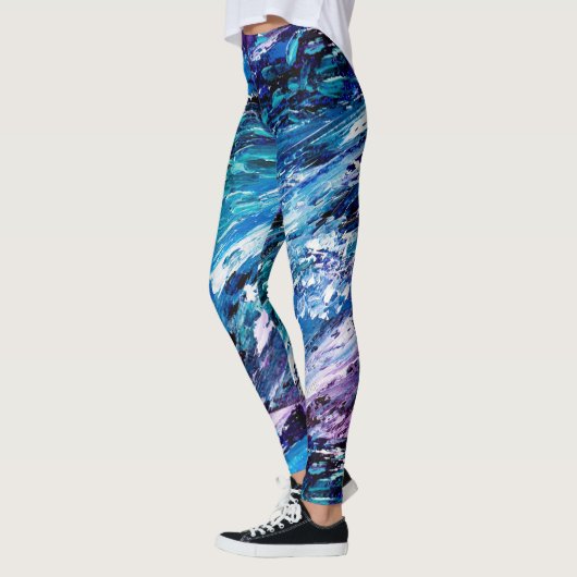 Blaue Leggings (Links)
