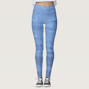 Blaue Leggings