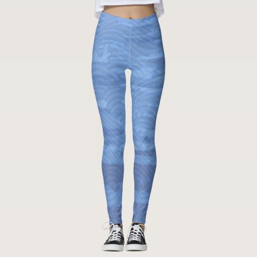 Blaue Leggings (Vorderseite)