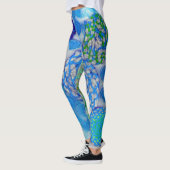 Blaue Leggings (Links)