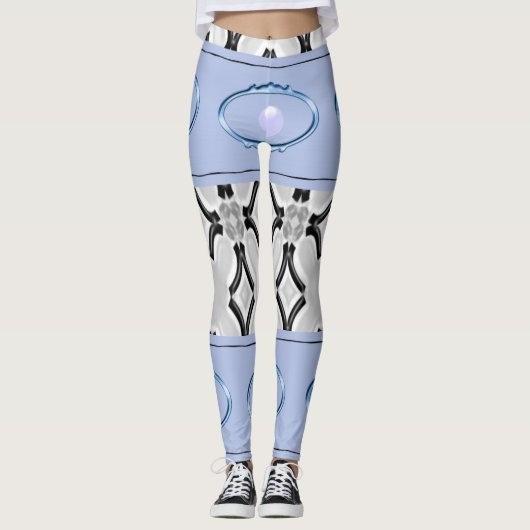 Blaue Leggings (Vorderseite)