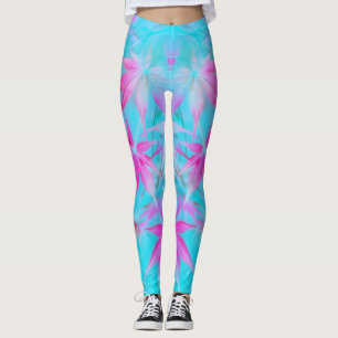 Blaue Leggings