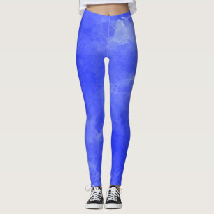 Blaue Leggings
