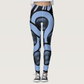 blaue Leggings (Vorderseite)