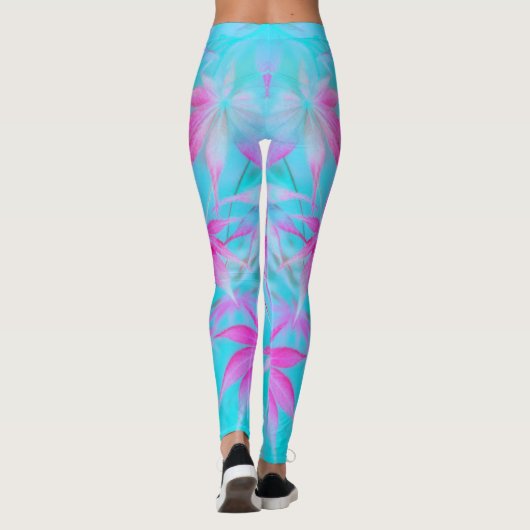 Blaue Leggings (Rückseite)