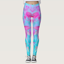 Blaue Leggings
