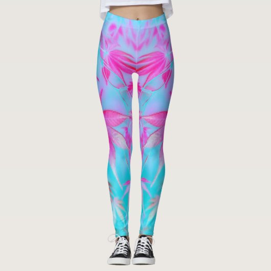 Blaue Leggings (Vorderseite)