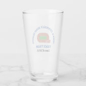 Blaue Leichtathletik-Mannschaft der High School pe Glas (Rückseite)