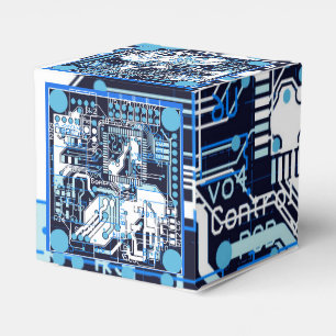 Blaue Leiterplatte Geschenkschachtel