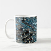 Blaue Leiterplatte Kaffeetasse (Links)