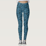 Blaue Leoparden-Leggings Leggings<br><div class="desc">Diese lustigen Leggings zeichnen sich durch ein blaues Leopardendesign aus. Ideal zum Laufen,  Yoga,  Trainieren im Fitnessraum oder zu jeder Zeit gewollt,  um ein lustiges Tier-Print-Mode-Statement zu machen!</div>