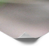 Blaue Libelle auf Perch Poster (Ecke)