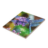 Blaue Libelle Fliese (Seite)