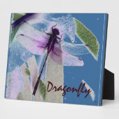 Blaue Libelle Fotoplatte (Seite)