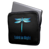Blaue Libelle in der Illustration Laptopschutzhülle (Vorderseite Links)