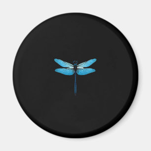 Blaue Libelle - Insekten-Wildlife-Tierliebhaber En Magnet