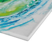 Blaue Libelle Landing Leinwand drucksvoll| schöne  Schneidebrett (Ecke)