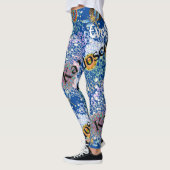 Blaue Libelle-Leggings Leggings (Links)