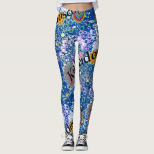 Blaue Libelle-Leggings Leggings