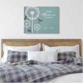 Blaue Libelle Leinwanddruck (Insitu (Schlafzimmer))