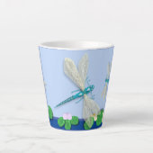 Blaue Libelle Milchtasse (Vorderseite)
