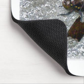 Blaue Libelle Mousepad (Ecke)