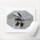 Blaue Libelle Mousepad (Mit Mouse)
