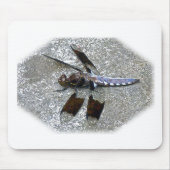 Blaue Libelle Mousepad (Vorne)