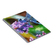 Blaue Libelle Notizblock (Rechte Seite)