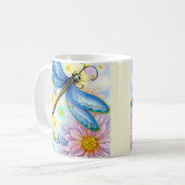 Blaue Libelle, personalisieren Kaffeetasse (Vorderseite Links)