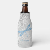 Blaue Libelle Personalisierte Flasche Cooler Flaschenkühler (Flaschenvorderseite)